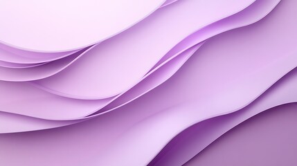 Obraz premium Light lavender monochrome background with a smooth gradient, designed with an empty left side for text or promotional content