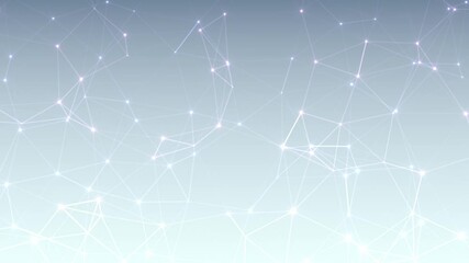 Bright abstract network connection background, modern animation, minimalist presentation backdrop