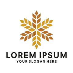 grain logo symbol vector illustration design