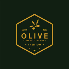 Olive logo symbol vector illustration design