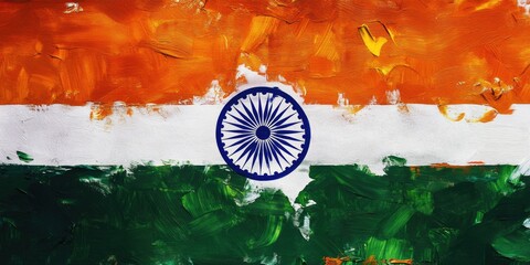 Indian Flag Painting