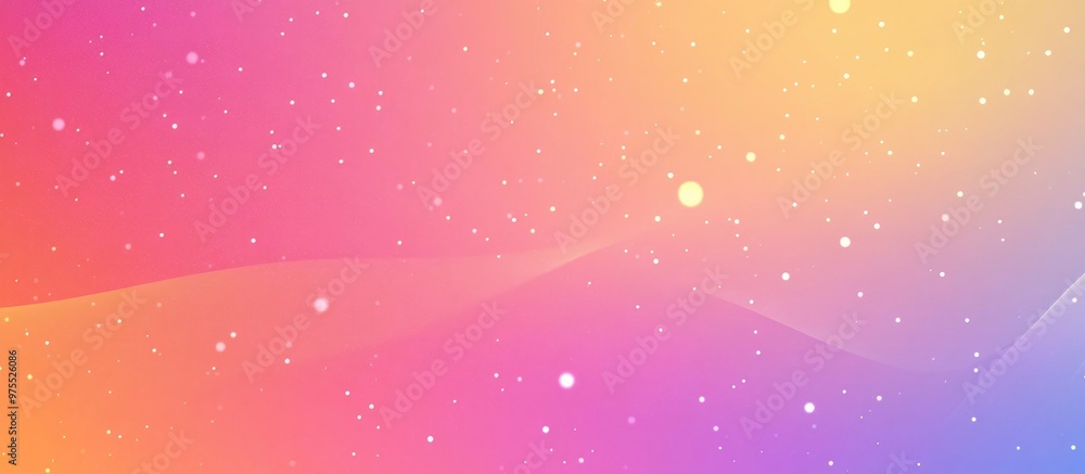 Poster abstract multicolored background with blur and sparkle effect banner size