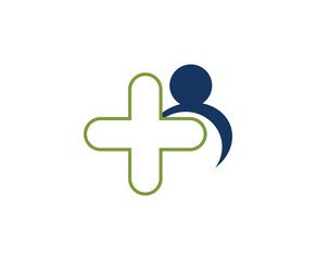 Obraz premium health logo, medical logo template design