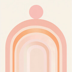 Obraz premium Farbenfrohe Bögen