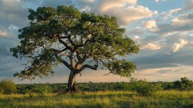 The elegance of the marula tree
