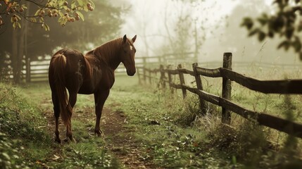 The horse is invited to my home