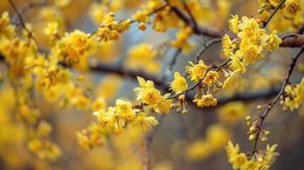 Traditional plants bear yellow kenikir blossoms