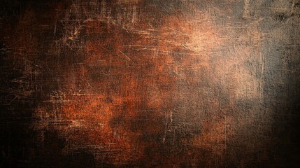 Fototapeta premium Scratched and Worn Brown Texture, Abstract, Background , Grunge