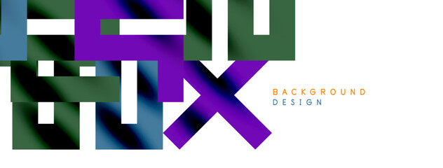 Colorful squares, lines minimal abstract background. Vector Illustration For Wallpaper, Banner, Background, Card, Book Illustration, landing page