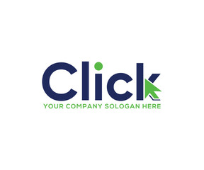 Click logo design template