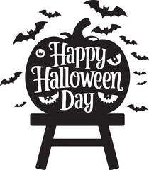 Obraz premium Happy Halloween Day vector t-shirt design