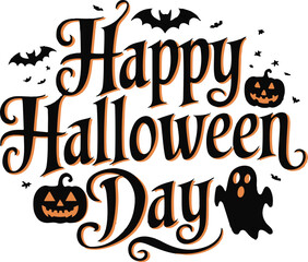 Obraz premium Happy Halloween Day vector t-shirt design