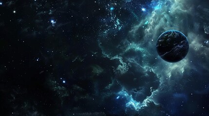 Obraz premium Cosmic abstract background with cosmic phenomena and celestial events.