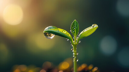Sprout on the Palm of the Hand: A Symbol of Growth and Life