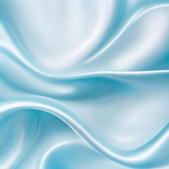 Fototapeta premium Soft Pastel Blue Shiny Satin Silk Swirl Texture Background