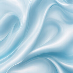 Soft Pastel Blue Shiny Satin Silk Swirl Texture Background