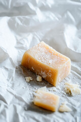 Naklejka premium Seife auf Papier