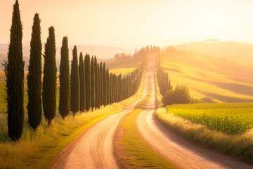 Obraz premium Toskana Landschaft