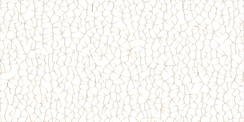 White abstract broken glass geometric retro tiles seamless patter crystalize isolated decorative quartz vintage background.