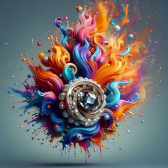 Explosion of Colors from a Luxury