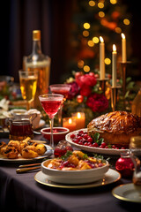 Fototapeta premium Food on the table for a banquet