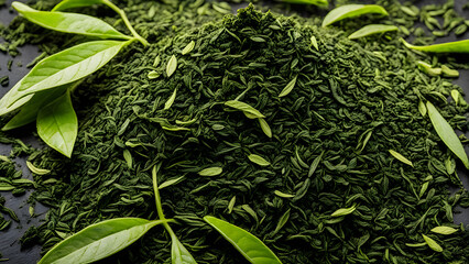 green leaves background