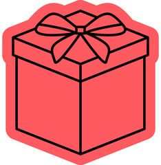 gift box icon for present
