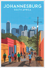 Fototapeta premium Johannesburg, Südafrika.
