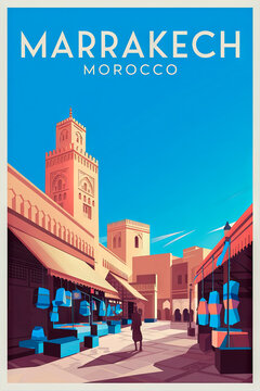 Marrakech, Marokko.