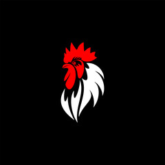 Rooster Logo Designs Template, Chicken Head Logo Designs. Suitable for your design need, logo, illustration, animation, etc.