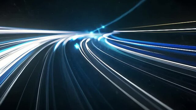 テクノロジーの抽象的なイメージ動画