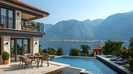 Luxurious Lakeside Living: A Serene Escape with Modern Amenities and Breathtaking Mountain Views, Where Elegance Meets Nature&rsquo;s Tranquility