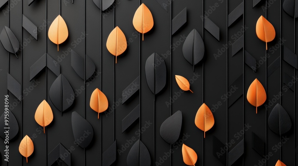 Poster a minimalist pattern of arrows with subtle variations, creating a sophisticated and refined design, 