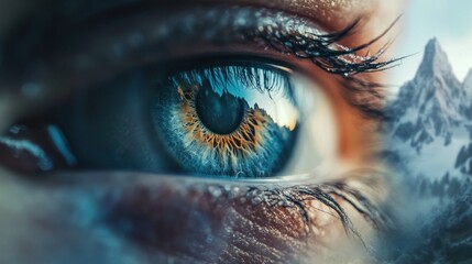 Fototapeta premium Vision of Mountains