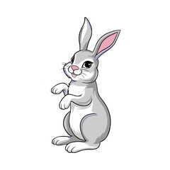 Rabbit vector illustration art work