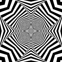 optical illusion of chaos, with a stylized design, captivates the eye in this image