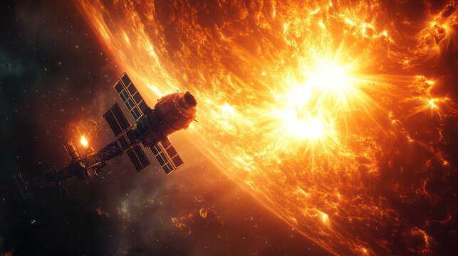 Space weather forecasting technology, predicting solar flares and cosmic events that could affect astronauts and spacecraft.