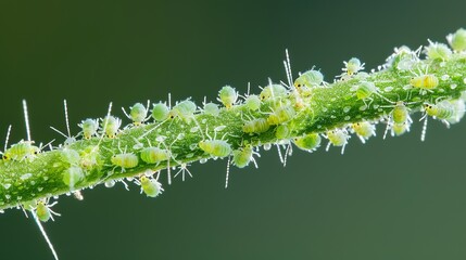 Naklejka premium aphids close up wallpaper
