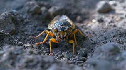 cicada close up wallpaper