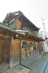 Townscape of Old town in Tochigi city, Tochigi prefecture, Kanto, Japan.