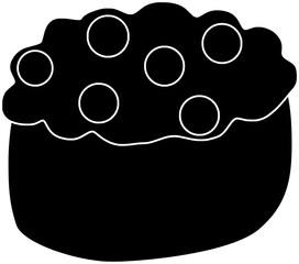 salmon illustration shrimp silhouette food logo fish icon seafood outline japanese tuna rice meal sushi dinner roll japan traditional shape or vector graphic background