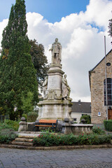 Schönes altes Denkmal in Kettwig vor der Kirche