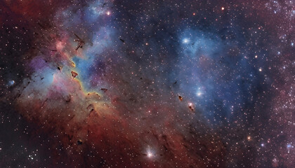 Obraz premium Nebula background 