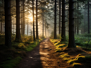 Fototapeta premium Crystal-Clear Nature Background: High-Resolution Wallpaper for a Serene and Stunning View