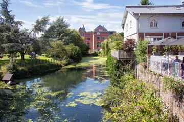 Der Ententeich in der Kettwiger Altstadt