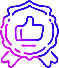 Obraz premium quality, icon outline gradient