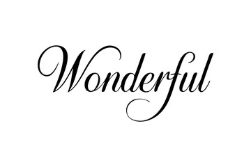 An Inspiring Message Text of Wonderful