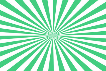 SeaGreen Sunburst for the background. flag of japanese. The rising sun..