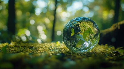 Crystal Ball Reflecting Nature