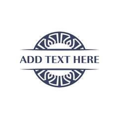 Refined emblem template with vintage appeal suited for craft or handmade brands